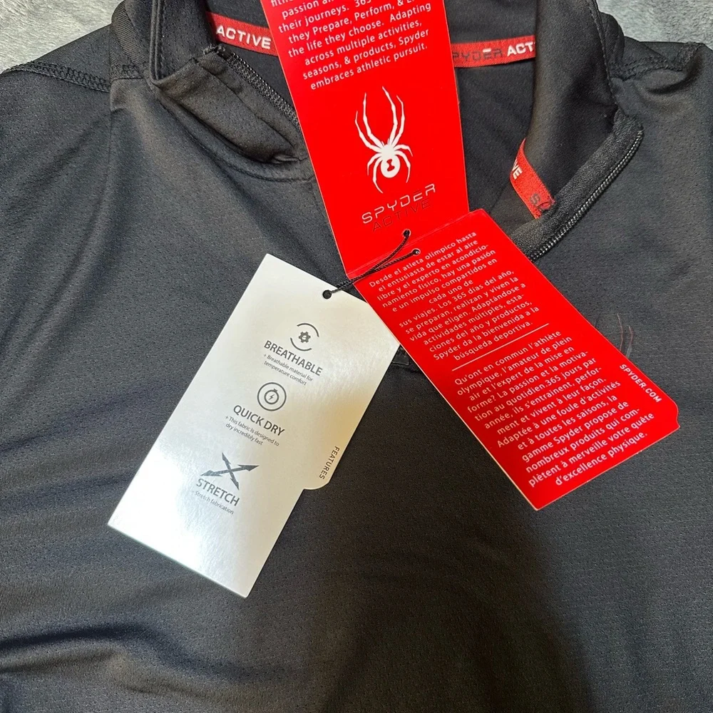 Spyder Active Mens Long‎ Sleeve Pullover